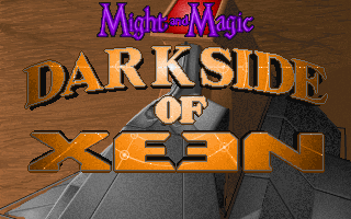Might and Magic: World of Xeen (DOS) screenshot: Darkside of Xeen title