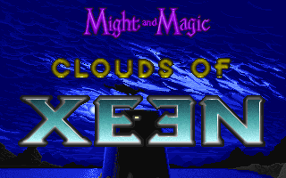 Might and Magic: World of Xeen (DOS) screenshot: Clouds of Xeen Title