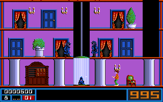 Mission Elevator (Amiga) screenshot: Killed a spy