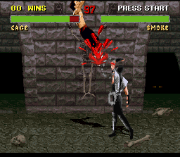 Screenshot of Mortal Kombat II (SNES, 1993) - MobyGames