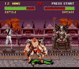 Screenshot of Mortal Kombat II (SNES, 1993) - MobyGames