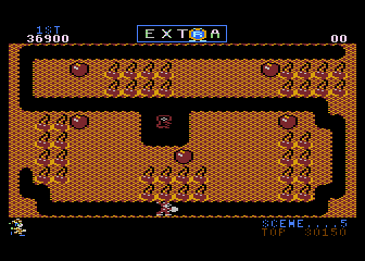 Mr. Do! (Atari 8-bit) screenshot: Scene 5