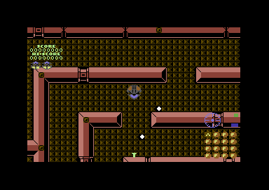 Mutants (Commodore 64) screenshot: The mutant swarm on here