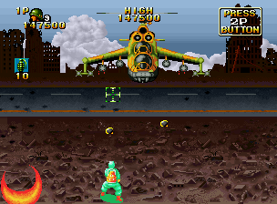 NAM-1975 (Neo Geo) screenshot: Boss