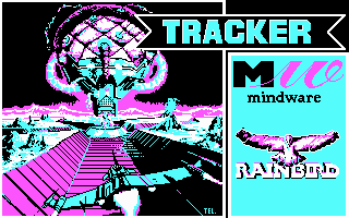 Tracker (DOS) screenshot: Title screen