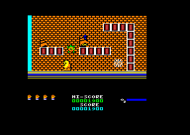 The New Zealand Story (Amstrad CPC) screenshot: The beginning