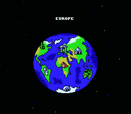 Noah's Ark (NES) screenshot: We are off to Europe.