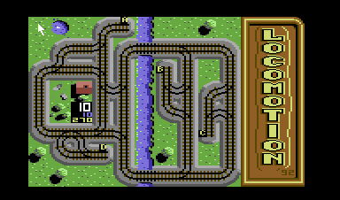 Locomotion (Commodore 64) screenshot: Level 3