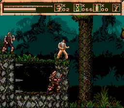 No Escape (Genesis) screenshot: They're trapped as you climbed up.
