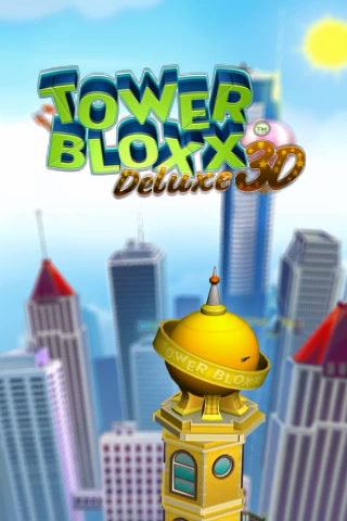 Tower Bloxx Deluxe 3D (iPhone) screenshot: Title Screen
