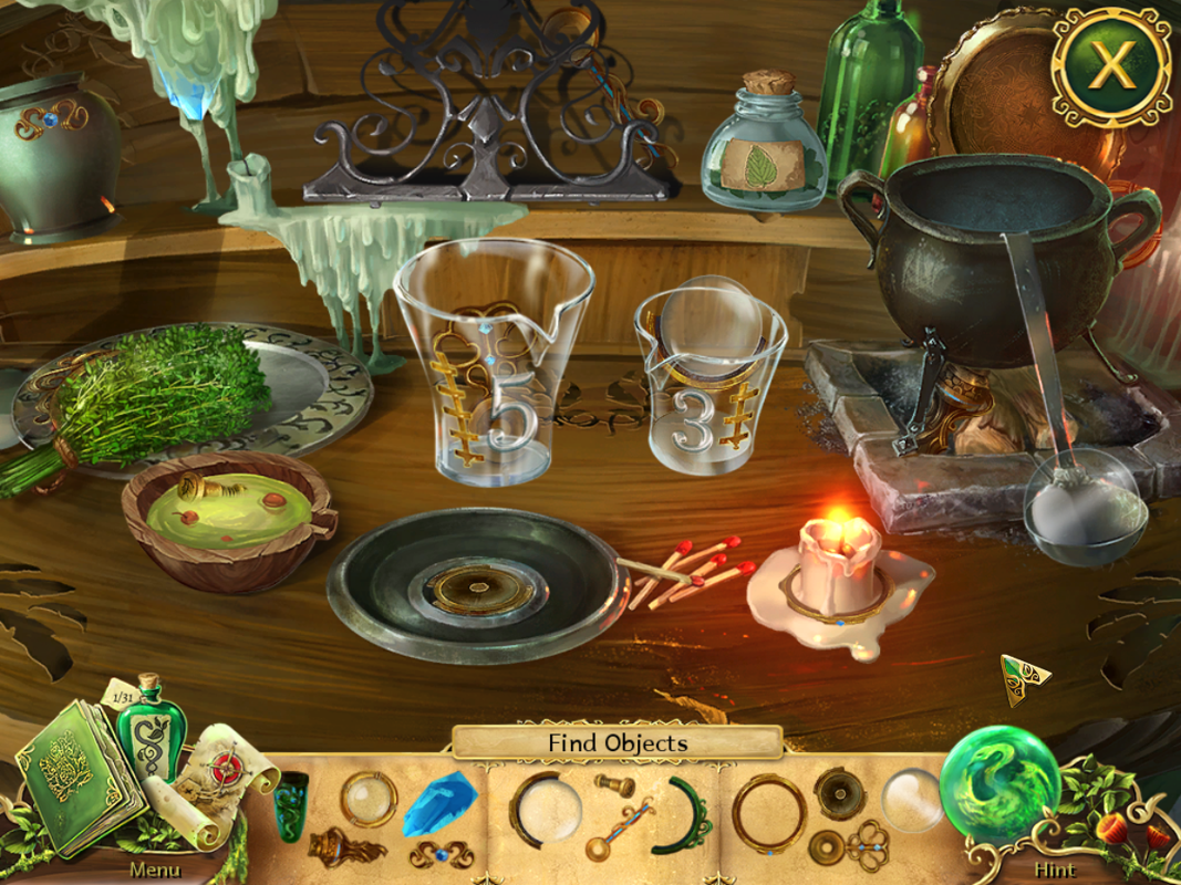 Grim Legends 2: Song of the Dark Swan (Collector's Edition) (Windows Apps) screenshot: Find the objects