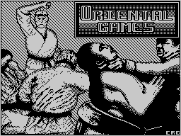 Oriental Games (ZX Spectrum) screenshot: Loading screen