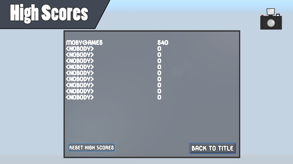 Party Ball (Windows) screenshot: The high score table