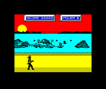 Oriental Hero (ZX Spectrum) screenshot: Ingame