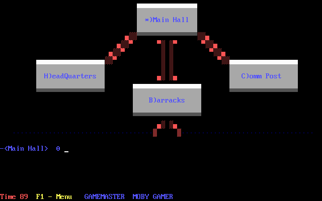 Operation: Overkill II (DOS) screenshot: Base map