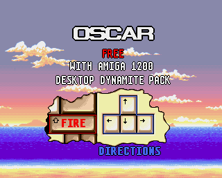 Oscar (Amiga) screenshot: Oscar was delivered free with new A1200 (AGA version only)