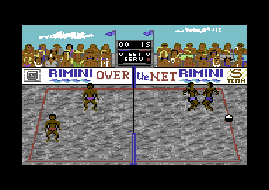 Over the Net! (Commodore 64) screenshot: They've won