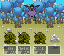 Paladin's Quest (SNES) screenshot: Random Encounter!