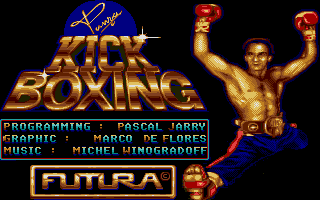Panza Kick Boxing (DOS) screenshot: Intro Screen 01