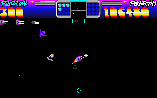 Photon Storm (Atari ST) screenshot: The gameplay screen