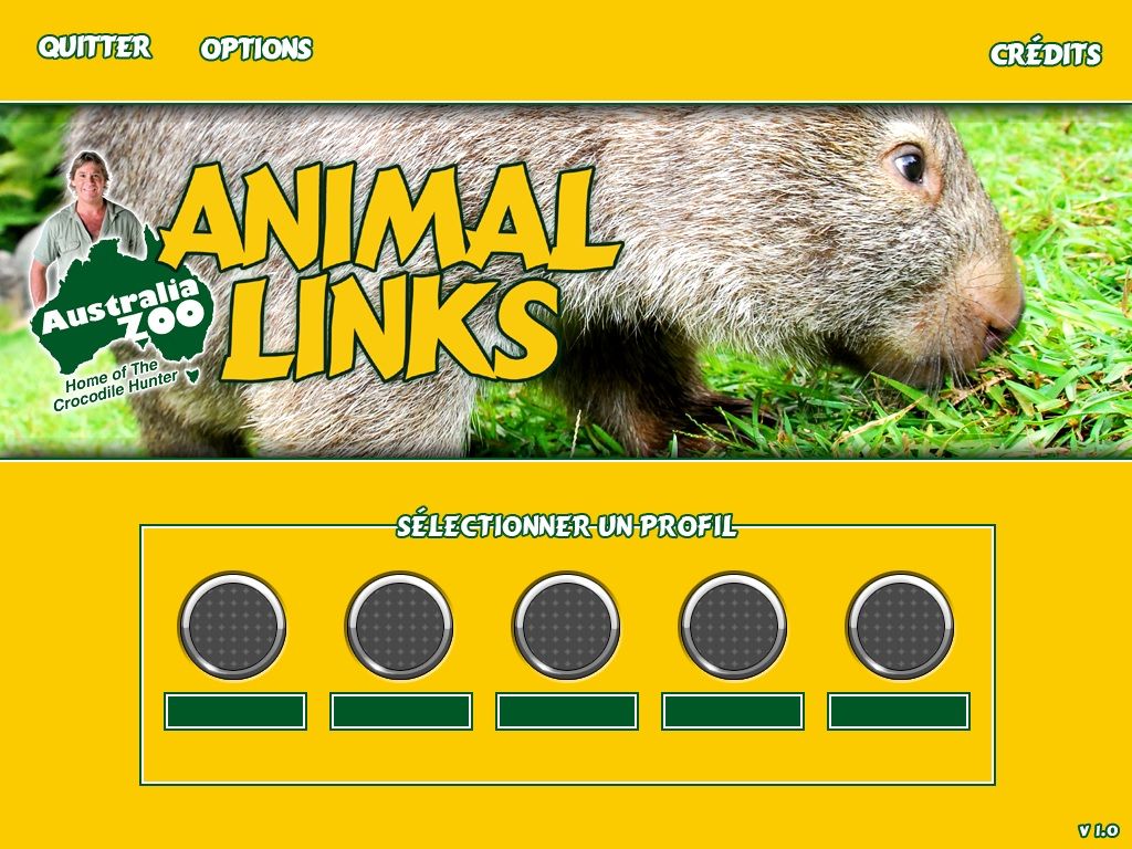 Zoo Quest: Puzzle Fun (Windows) screenshot: As usual, begin by choosing an empty profile