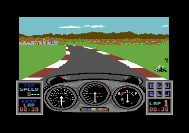 Pocket Rockets (Commodore 64) screenshot: Crashing