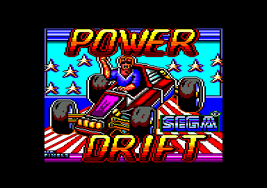 Power Drift (Amstrad CPC) screenshot: Loading screen