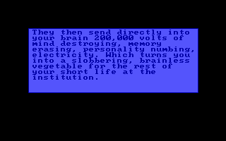The Dark Convergence II (DOS) screenshot: Game Over 2