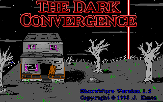 The Dark Convergence (DOS) screenshot: Title screen