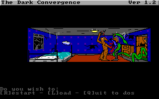The Dark Convergence (DOS) screenshot: What a horrible way to die 2...