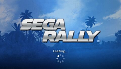 SEGA Rally Revo (PSP) screenshot: Loading screen before the race