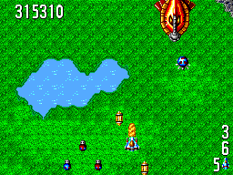 Power Strike II (SEGA Master System) screenshot: Stage 3