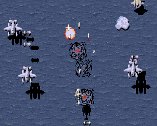 S.W.I.V. (Amiga) screenshot: Looks like some bombardment squadron