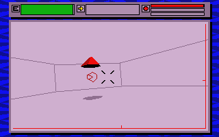 Tracker (Atari ST) screenshot: The combat screen
