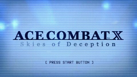 Ace Combat X: Skies of Deception (PSP) screenshot: Title screen