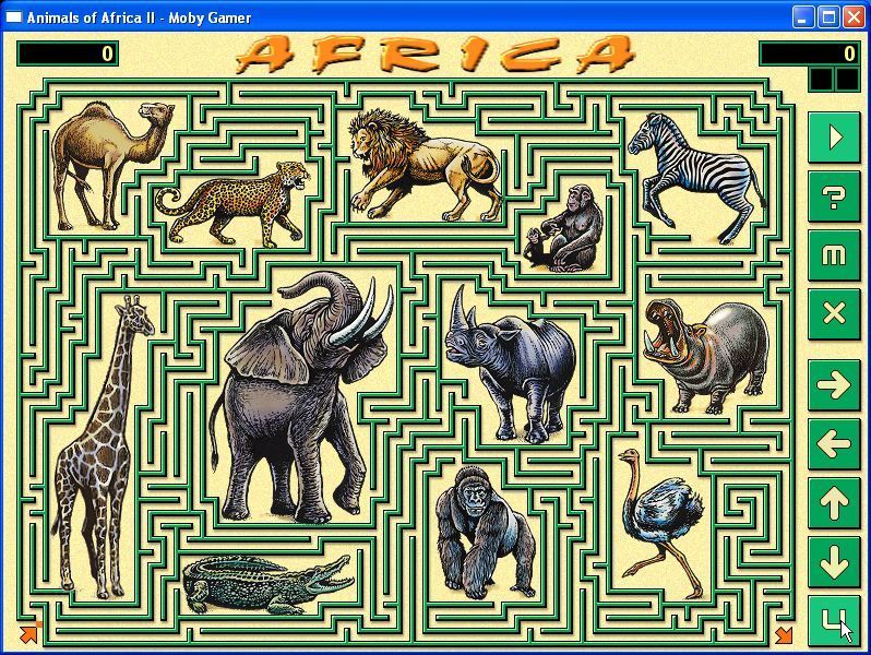 eMazing Mazes (Windows) screenshot: The Africa Maze