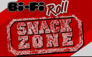 Bi-Fi Roll: Snack Zone (DOS) screenshot: Title screen