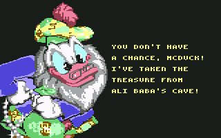 Disney's Duck Tales: The Quest for Gold (Commodore 64) screenshot: Glomgold got another treasure