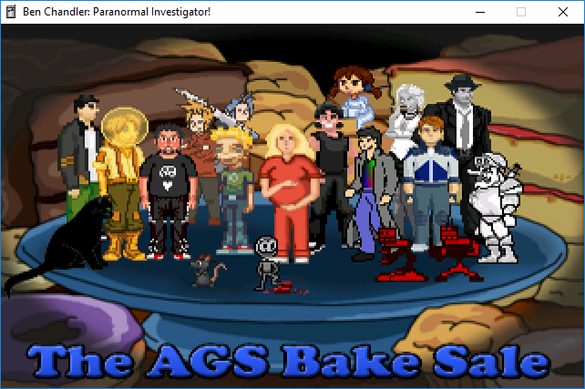 Ben Chandler: Paranormal Investigator - In Search of the Sweets Tin (Windows) screenshot: The AGS Bake Sale
