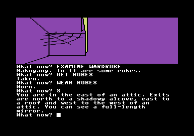 The Price of Magik (Commodore 64) screenshot: A tight corner