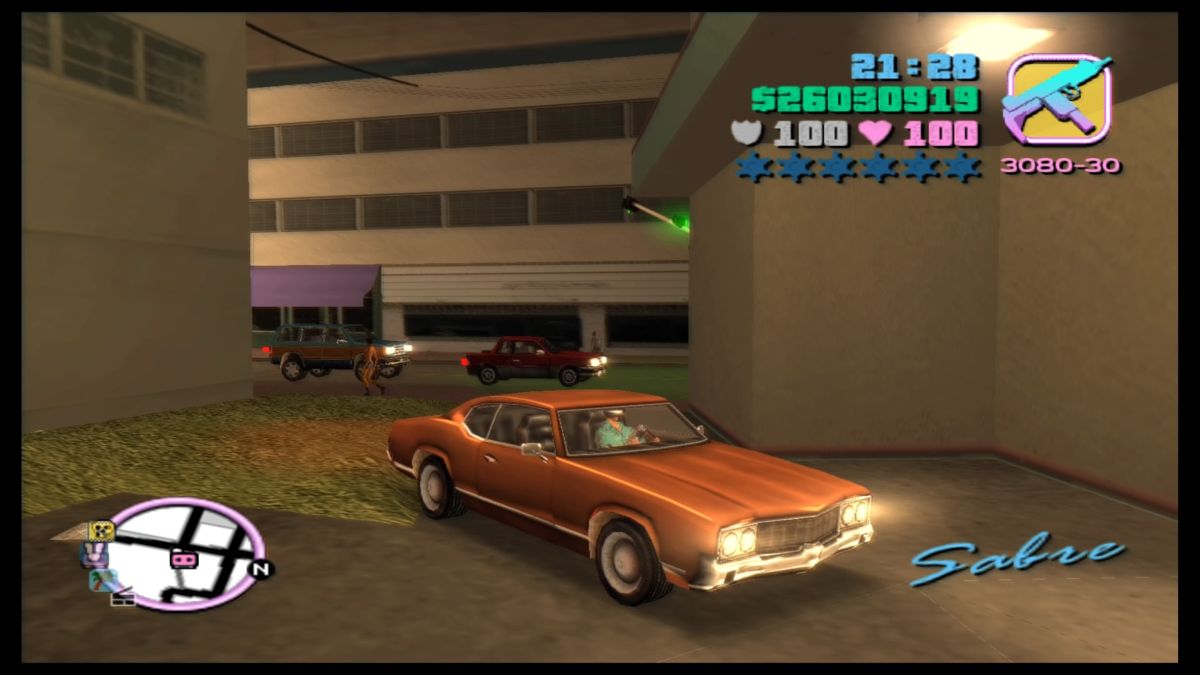 Grand Theft Auto: Vice City (PlayStation 3) screenshot: Sabre