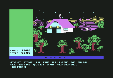 Rings of Zilfin (Commodore 64) screenshot: Opening cinematic