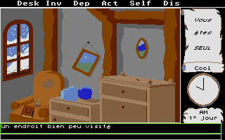 Mortville Manor (Atari ST) screenshot: Granary