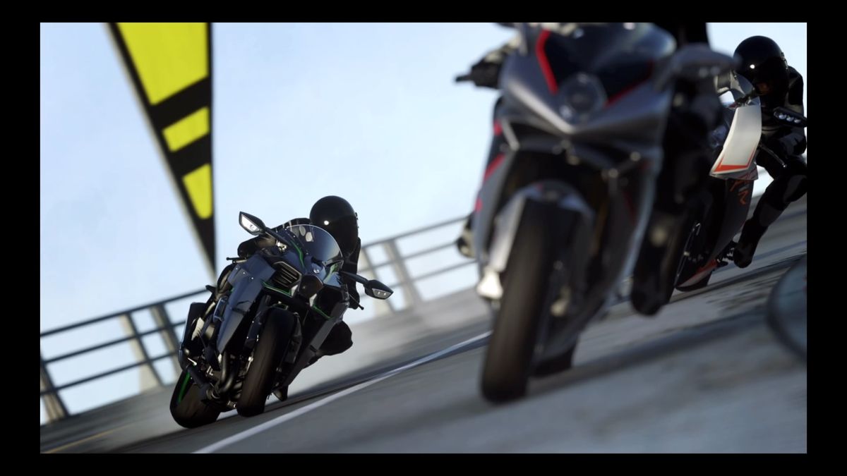 Driveclub (PlayStation 4) screenshot: Motorbikes race