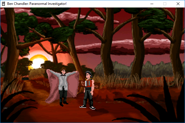 Ben Chandler: Paranormal Investigator - In Search of the Sweets Tin (Windows) screenshot: Grand Wizard blocks the way