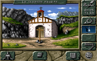 Black Sect (DOS) screenshot: A chapel