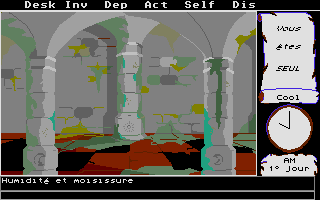 Mortville Manor (Atari ST) screenshot: Cellar