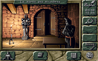 Black Sect (DOS) screenshot: Inside the sect