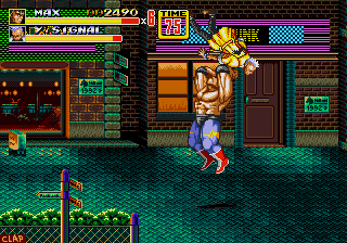 Streets of Rage 2 (Genesis) screenshot: Slam