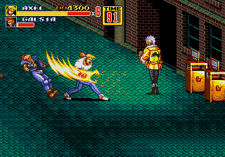 Streets of Rage 2 (Genesis) screenshot: Dragon Punch